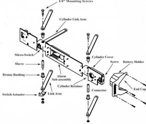 Arm-A-Dor A103-003 Alarm Sub-Assembly