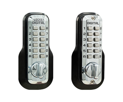 LOCKEY M210DC Double Sided Double Combination Deadbolt with No Drilling Plates LOCKEY M210DC Double Sided Double Combination Deadbolt with No Drilling Plates