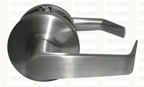 General Locks L2 Series Clutched S Levers - L210S - Passage - Square Corner - Brushed Chrome General Locks L2 Series Clutched S Levers - L210S - Passage - Square Corner - Brushed Chrome