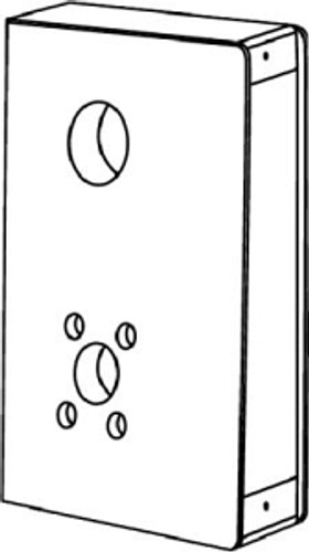 Keedex Weldable Gate box K-BXMOR1-AL Mortise for Aluminum Welding