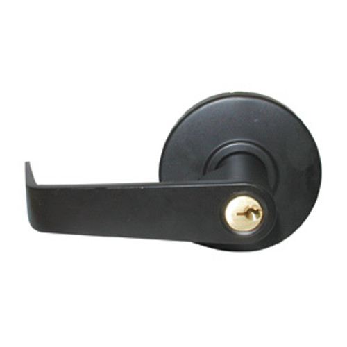 General Lock Entry Lock, S Lever Design, 2-3/4" Backset, Schlage C Keyway, ANSI Strike, Grade 2-1