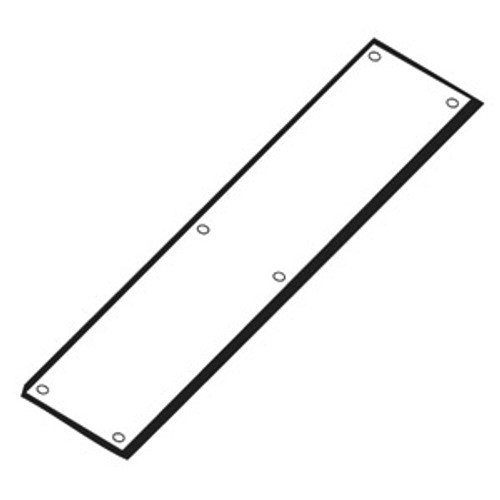 General Lock Push Plate, 4X16", US32D Brushed Stainless Steel Finish