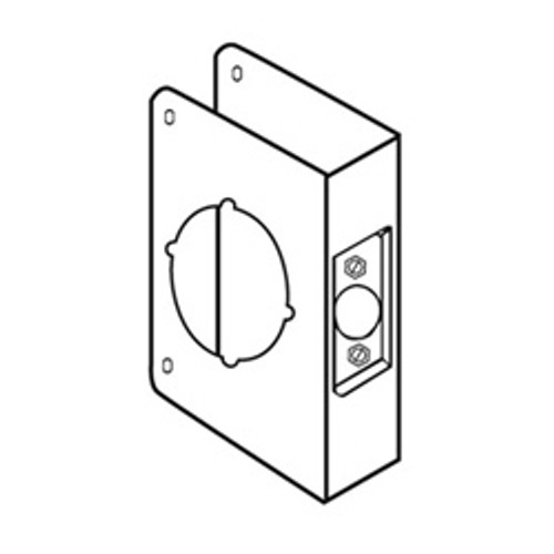 General Lock Remodeling Plate, 234, 1-3/4", 218, 4-1/4X4-1/2, US32D Brushed Stainless Steel Finish General Lock Remodeling Plate, 234, 1-3/4", 218, 4-1/4X4-1/2, US32D Brushed Stainless Steel Finish