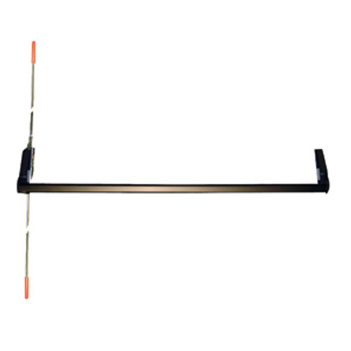 General Lock Storefront Exit Device, Concealed Vertical Rod, Door Width up to 48", Door Height up to 84", 313 Duronadic Finish