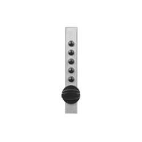 Simplex C9601-04-41 Cabinet Lock with no Options 5/8-7/8in Wood Door/End Throw in Satin Brass
