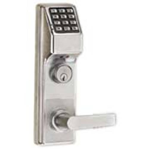 Alarm Lock ETDLR1G-26DNS8 Trilogy Series Digital Exit Trim with Regal New Sargent 8800 Series in Satin Chrome