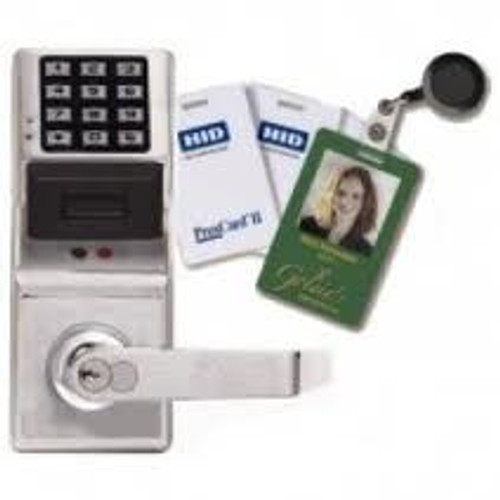 Alarm Lock Trilogy PDL3000IC-US26D Trilogy Proximity/Keypad Lock w/ Audit Trail Prep For Small Format Interchangeable Core (Less Core)