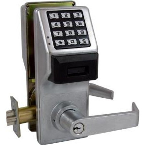 Alarm Lock Trilogy PDL3000K Trilogy Proximity/Keypad Lock w/ Audit Trail Key Override Standard Cylinder