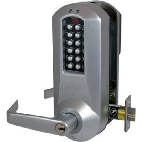 KABA Simplex / Eplex Kaba E-Plex E5231XKWL Lever Electronic Push Button Lock Key Bypass Cylindrical KABA Simplex / Eplex Kaba E-Plex E5231XKWL Lever Electronic Push Button Lock Key Bypass Cylindrical