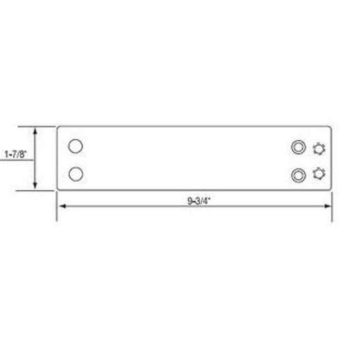 Norton 1699 689 Retrofit Adaptor Plate, Aluminum
