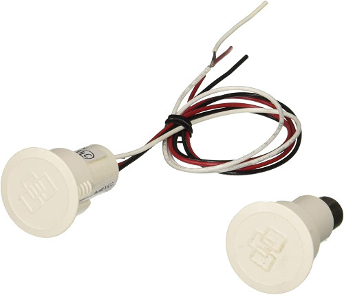 GE Edwards 1076CW-N Recessed Steel Door Contact with Wire Leads, 3/4" Diameter, Wide Gap, SPDT, 3/4" Gap Size, Single Pole-Double Throw GE Edwards 1076CW Recessed Steel Door Contact with Wire Leads, 3/4" Diameter, Wide Gap, SPDT, 3/4" Gap Size, Single Pole-Double Throw