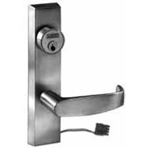 SARGENT 775-8-ETL Grade 1 Electrified Exit Device Trim, Fail Safe, Power Off, Unlocks Lever, Key Retracts Latch, For Rim (8800) and NB8700 Series Devices