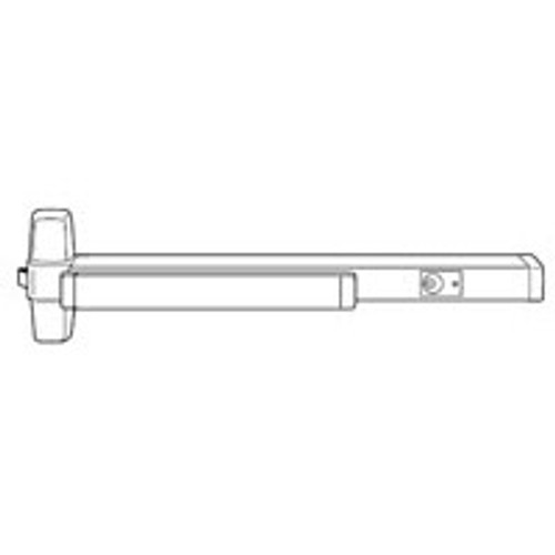 Von Duprin CX99EO-3-US28 Exit Only Chexit Controlled Rim Exit Device 3' Door