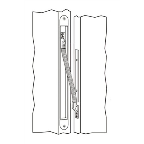 Adams Rite Adams Rite 4612-2 Wire Transfer Door Swing 180° Adams Rite Adams Rite 4612-2 Wire Transfer Door Swing 180°