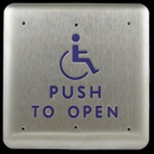 BEA 10PBJ1 Jamb Style Push Plate (Logo & Text)