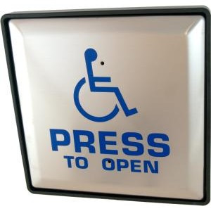 Dorma Dorma 800WS-1 LOGO Hard Wire Wall Switch w/ Accessibility Symbol Only