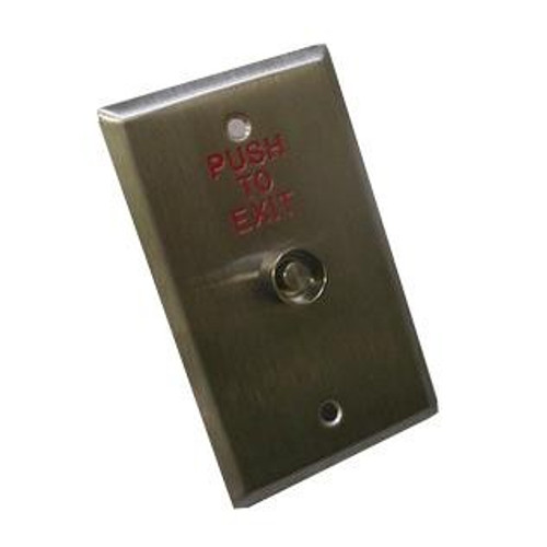 Dortronics 5221-P23DAxL Pneumatic Time Delay Push Button Single Gang Plate w/ Bicolor LED (No Text)
