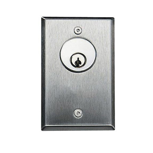 Dortronics WR5141-2/25 Mortise Cylinder Weather Resistant Two Position Key Switch Momentary Action