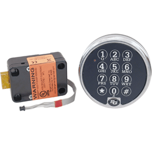 Sargent & Greenleaf 6120-305 Electronic Safe Lock (Satin Chrome) Sargent & Greenleaf 6120-305 Electronic Safe Lock (Satin Chrome)