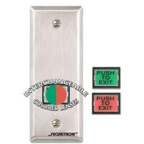 Securitron Securitron EEB3N Narrow Stile 1" x 3/4" Rectangle Emergency Exit Button