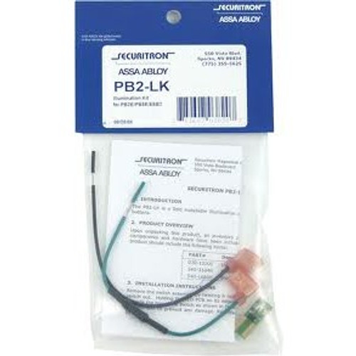 Securitron Securitron PB2-LK Illumination Kit For PB2E, PB5E & EEB2 Series Securitron Securitron PB2-LK Illumination Kit For PB2E, PB5E & EEB2 Series