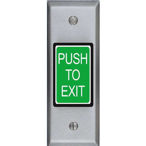 Request to Exit Button with Green Cap for Access Control