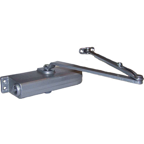 LCN 1261-REG-W-62A-AL-SLIM Surface Mount Door Closer Regular Arm part Auxiliary Parallel Arm Shoe in Aluminum Slim Cover Finish