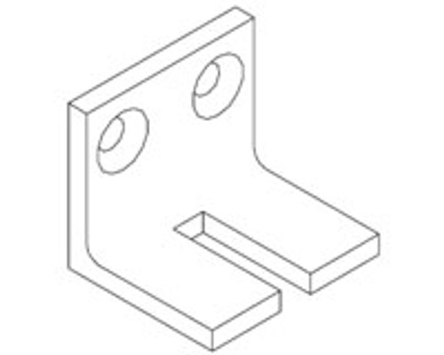 LCN 1460-30A-BRASS Surface Mount Door Closer part Mounting Plate Assembly in Brass Finish