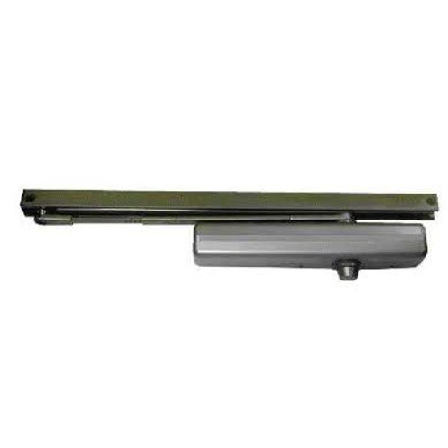 LCN 1461T-H-BUMPER-STAT Surface Bumper Universal Single Lever Track part Hold-Open Door Closer Arm in Statuary Finish