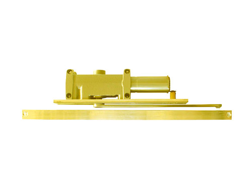 LCN 2013-H-BUMP-LH-BRASS Surface Mount Door Closer part Conceald Track Bumper Hold Open Left Hand in Brass Finish