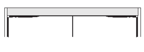 LCN 2911-STD-OP-LH-ANCLR Door Closer with Closer Middle Swing Offset Pivots Single Door in Aluminum Finish