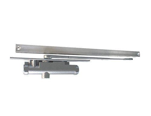 LCN 3131-HBUMP-LH-US4 Concealed Door Closer Standard Track with Bumper Arm in Satin Brass Finish