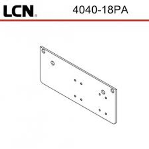 4040xp Series Pa Drop Plate #4040XP-18PA DKBRZ  LCN