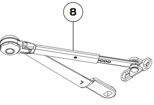 4040 Ser Hold Open Arm Black #4040XP-3049 BLACK — LCN