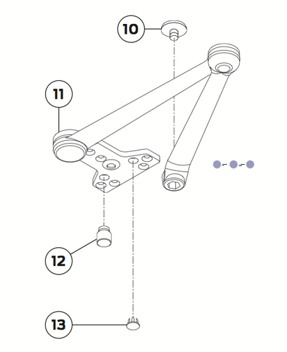Cush Arm Stop #4040XP-384 DKBRZ  LCN Cush Arm Stop #4040XP-384 DKBRZ  LCN