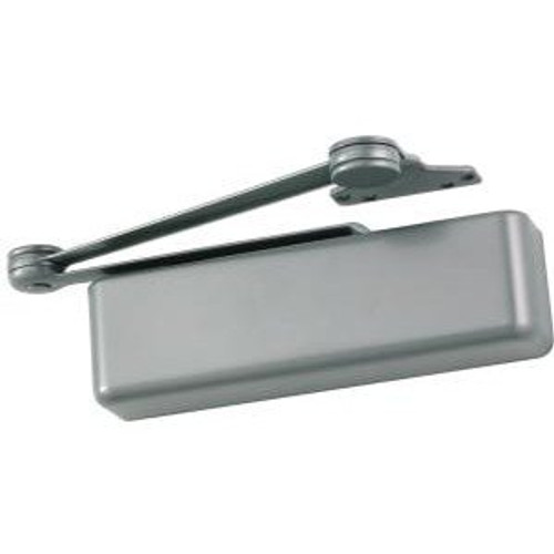 LCN 4111-CUSH-AVB-LH-AL Surface Mount Door Closer with Closer Cushnstop Advanced Variable Backcheck Left Hand in Aluminum Finish LCN 4111-CUSH-AVB-LH-AL Surface Mount Door Closer with Closer Cushnstop Advanced Variable Backcheck Left Hand in Aluminum Finish