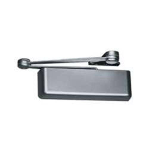 LCN 4111-CUSH-DEL-LH-AL Surface Mount Door Closer with Closer Cushnstop Delayed Action Left Hand in Aluminum Finish