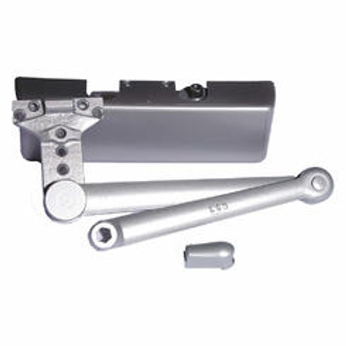 LCN 4111-HCUSH-DEL-LH-DKBRZ Door Closer with Cushnstop Hold Open Delayed Action Arm Left Hand in Dark Bronze Finish