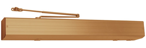 LCN 4642-REG-120V-LTBRZ Door Closer with Auto-equalizer Push 120V in Light Bronze Finish