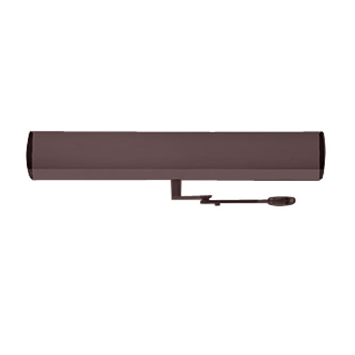 LCN 9653-REG2-SF-HL-B-ANDKB Door Closer with Senior Swing Regular Standard Force Push Side Pair in Dark Bronze Finish