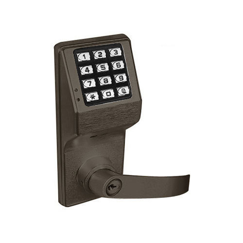 Alarm Lock DL2875-US10BTrilogy T2 Series Standalone Digital Cylindrical Keyless Lock Leverset in Duronodic
