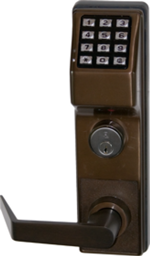 Alarm Lock ETDLS1G-10BNS8 Trilogy Series Digital Exit Trim with Straight. Compatible with Sargent 8800 Series in Oil Rubbed Bronze