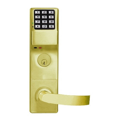 Alarm Lock ETDLS1G-3Y71 Trilogy Series Digital Exit Trim Yale 7100 Series in Bright Brass