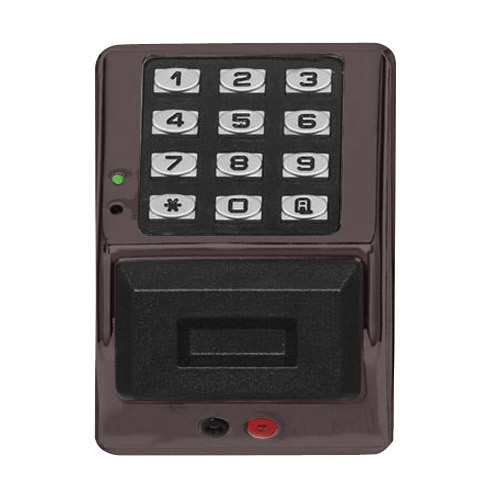 Alarm Lock PDK3000-US10B Trilogy Weatherproof 12/24V PIN Only Digital Access Keypad in Duronodic