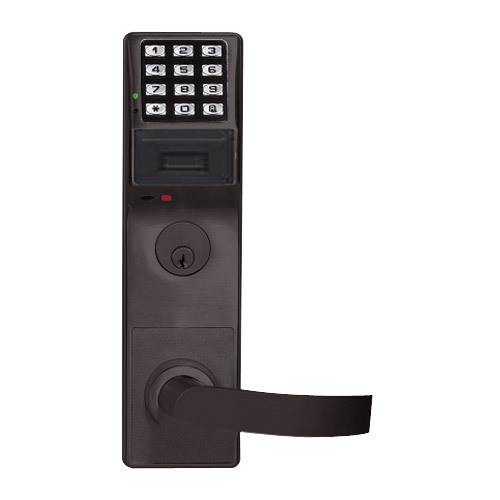 Alarm Lock PDL3575CRL-US10B Trilogy Series Digital Mortise Keyless Pin/Prox Lock Regal Leverset in Duronodic