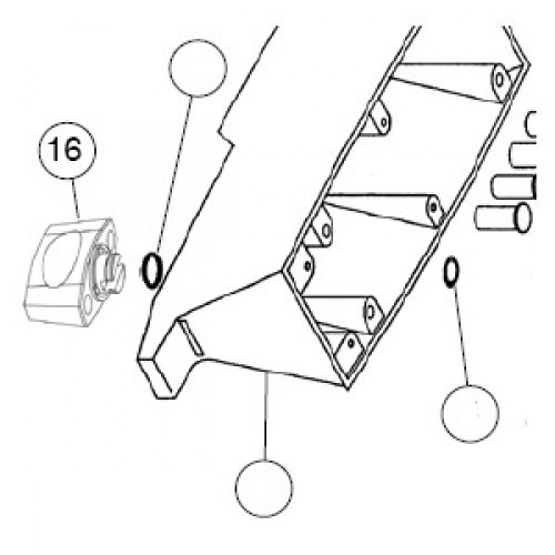 Simplex 202014-Sv-01Outside Turn Knob Assembly Sv 6200/7100 Series Incl Wave Spring Washer and Ring in Silver Vein