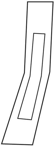 Simplex 50567701-000-01 Mortise Stabilizer 5000/E5000 Series for Hollow Metal Doors