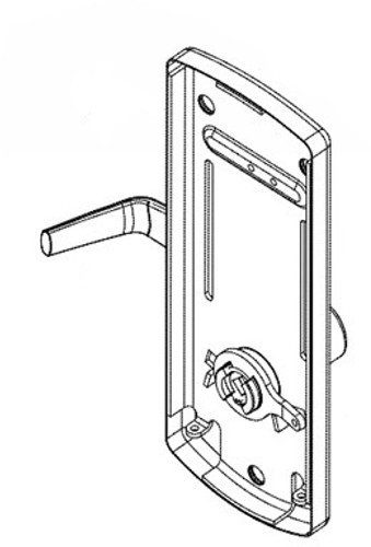 Simplex B76-N1EN10-626 Complete inside Housing E203x Series in Satin Chrome