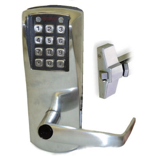 Eplex E201vxsll-626-41 2000 Exit Trim with Lvr Schlage C Kil/100 Access Codes in Satin Chrome