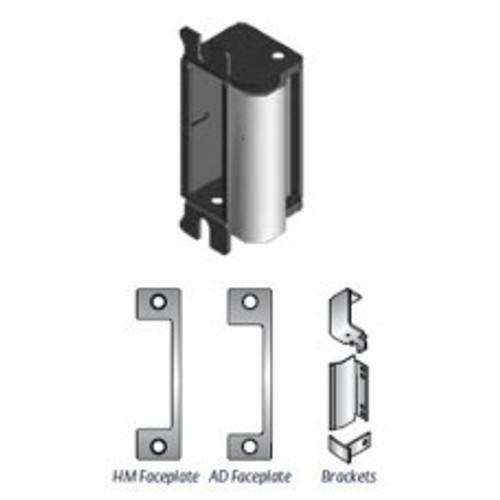 HES- 1006CDB BLACK 1006 Electric Strike Kit Latch, D-bolt